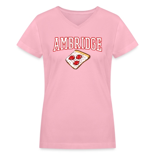 Ambridge Pizza - Women's V-Neck T-Shirt
