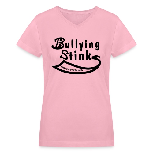 Bullying Stinks! - Women's V-Neck T-Shirt