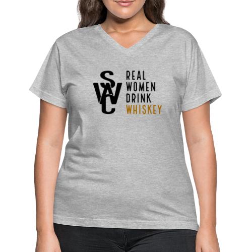 Real Women - Women's V-Neck T-Shirt