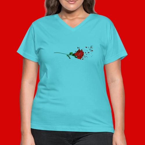 Yelena Logo 3 - Women's V-Neck T-Shirt
