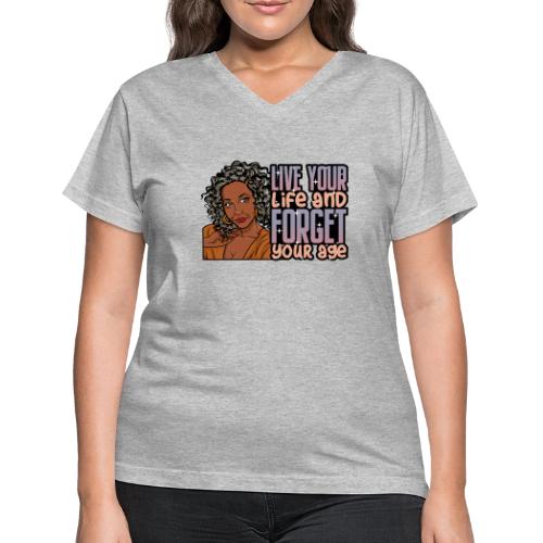 Classy Lady Self Respect Quotes - Women's V-Neck T-Shirt