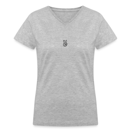 Peace J - Women's V-Neck T-Shirt