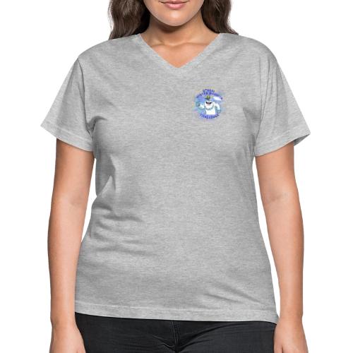 B*REAL Winter Warrior - Women's V-Neck T-Shirt