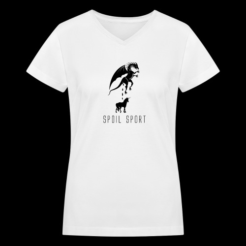 Spoil Sport - Women's V-Neck T-Shirt