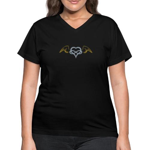 Solo Polyamory - Women's V-Neck T-Shirt