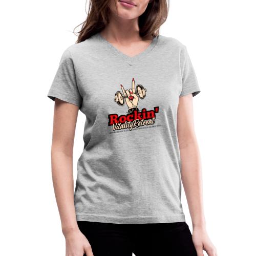 Rockin Vitality Retreat - Women's V-Neck T-Shirt