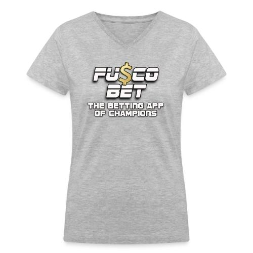 Official FuscoBet Logo - Women's V-Neck T-Shirt