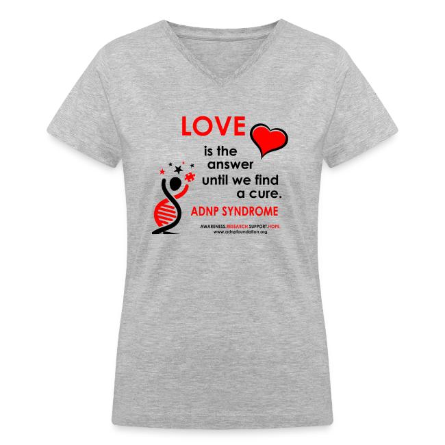 LOVE IS THE ANSWER Red and Black