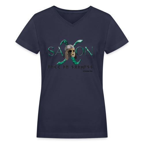 Saxon Pride - Women's V-Neck T-Shirt