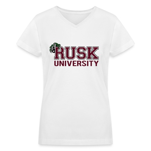 RUSKHIGHUNI v - Women's V-Neck T-Shirt