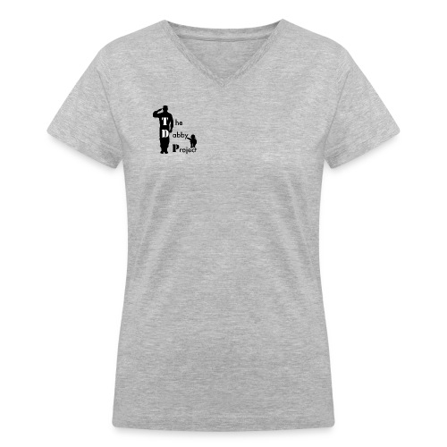 dabbyprojtshirt1 - Women's V-Neck T-Shirt