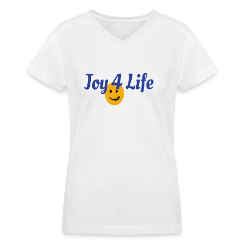 Joy4Life - Women's V-Neck T-Shirt