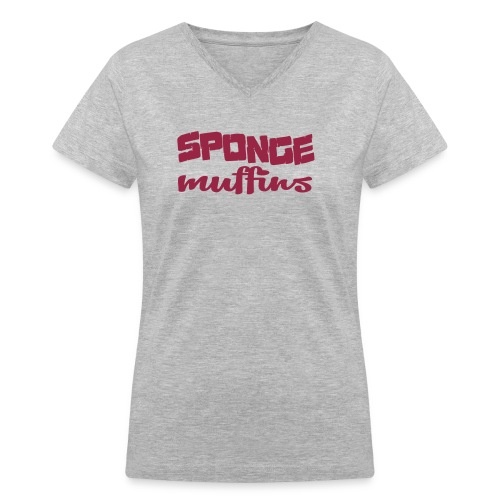 sponge - Women's V-Neck T-Shirt