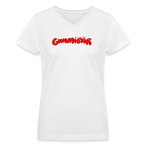 Gummibär Logo - Women's V-Neck T-Shirt