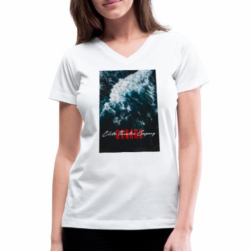 Oxnard Waves - Women's V-Neck T-Shirt