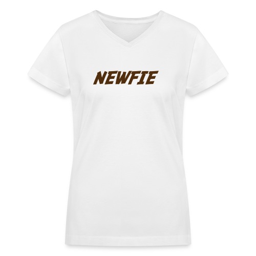 Newfie - Women's V-Neck T-Shirt