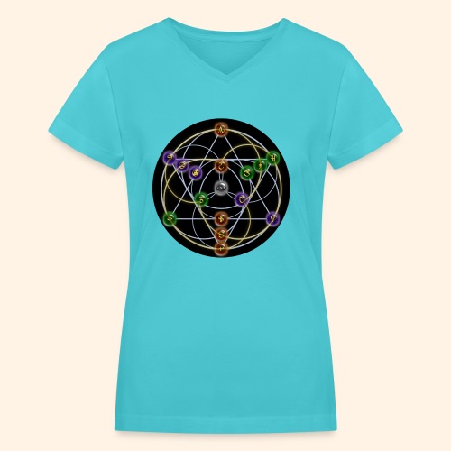 2017 Alchemical Flow - Women's V-Neck T-Shirt