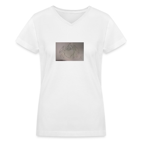 Angel - Women's V-Neck T-Shirt