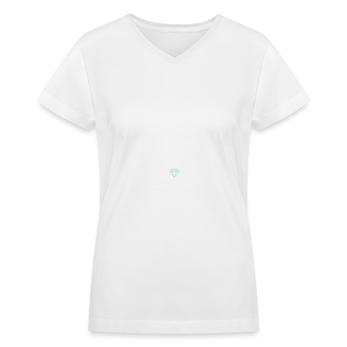I clean barbells not kitchens (white) - Women's V-Neck T-Shirt