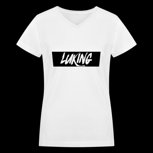 Luking Encuadrado - Women's V-Neck T-Shirt