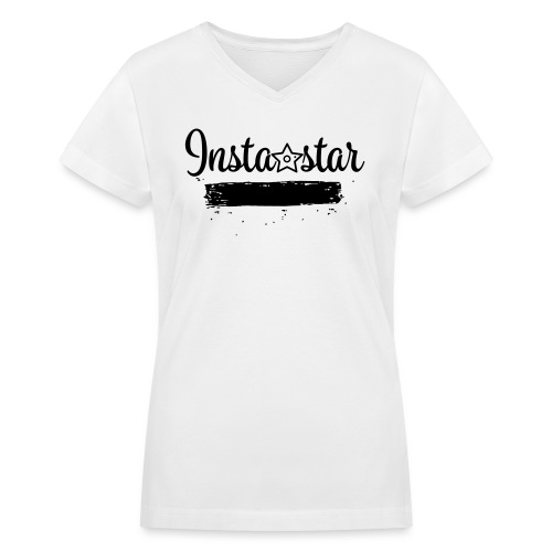 InstaStar Instagram - Women's V-Neck T-Shirt
