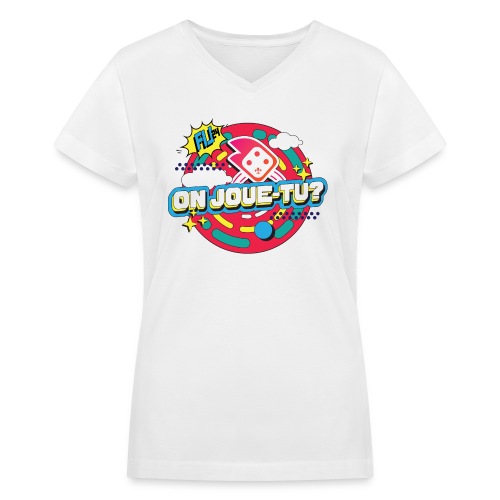 Festival International du Jeu 2024 - T-shirt avec encolure en V pour femmes