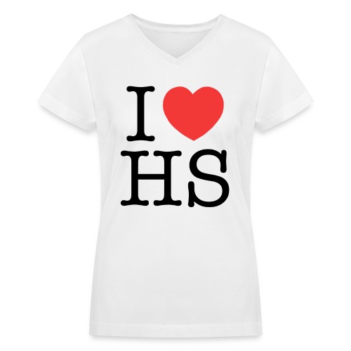 I HS - Women's V-Neck T-Shirt