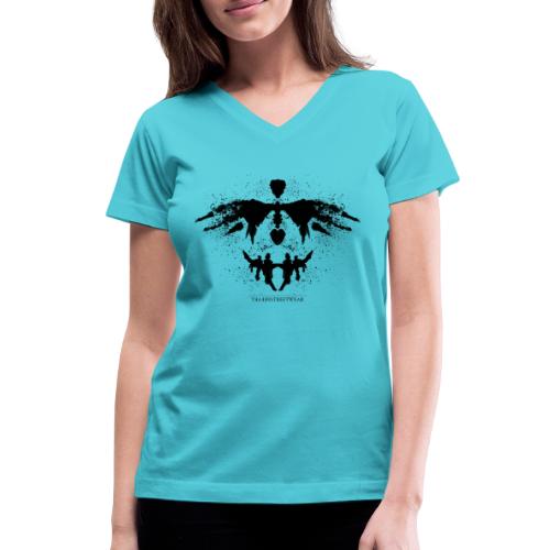 Rorschach - Women's V-Neck T-Shirt