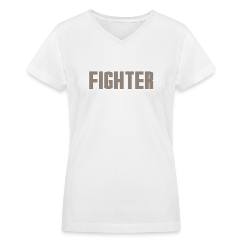 Fighter png - Women's V-Neck T-Shirt