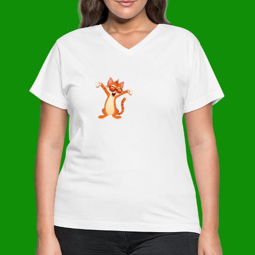 Totally Sane Cat Lady - Women's V-Neck T-Shirt