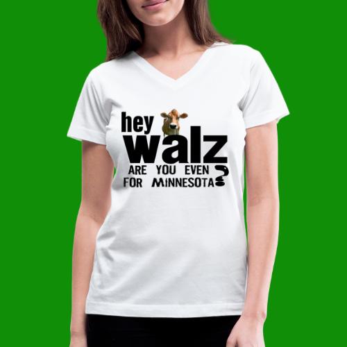 Walz Minnesota - Women's V-Neck T-Shirt