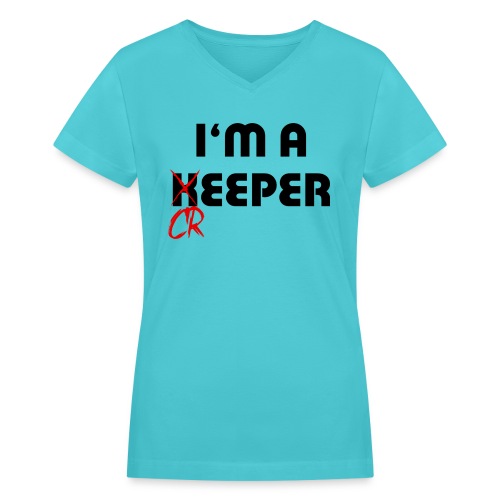 I'm a creeper 3X - Women's V-Neck T-Shirt