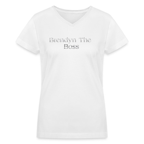 Brendyn The Boss - Women's V-Neck T-Shirt