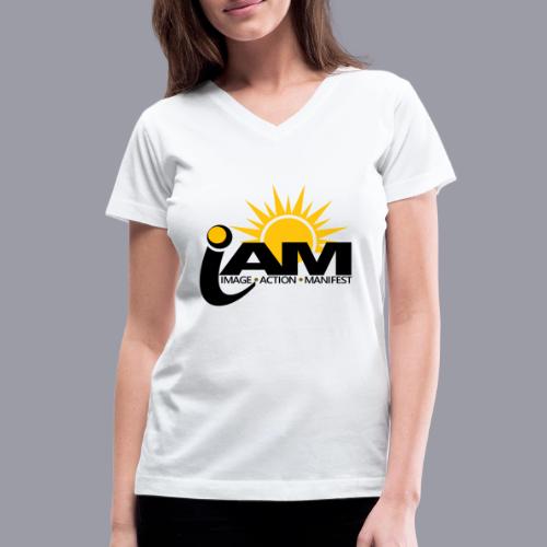 I AM - Women's V-Neck T-Shirt
