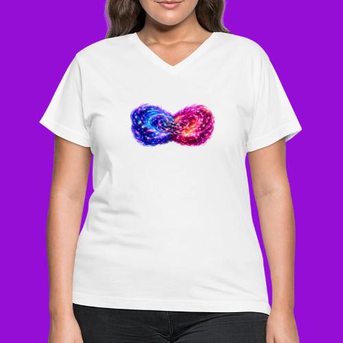 Atom - Women's V-Neck T-Shirt
