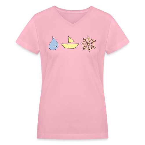 Drop, Ship, Dharma - Women's V-Neck T-Shirt
