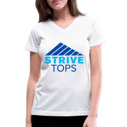 STRIVE TOPS - Women's V-Neck T-Shirt