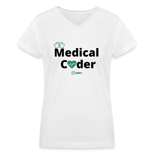 AAPC Medical Coder Shirts and Much More - Women's V-Neck T-Shirt