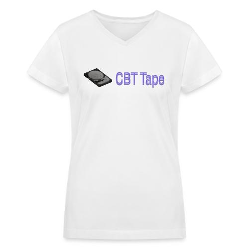 CBT Tape - Women's V-Neck T-Shirt