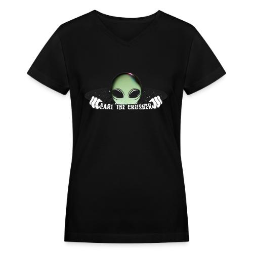 Coming Through Clear - Alien Arrival - Women's V-Neck T-Shirt