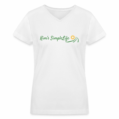 Kim's SimpleLife Tee - Women's V-Neck T-Shirt