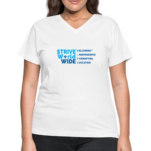 STRIVE WorldWIDE - Women's V-Neck T-Shirt