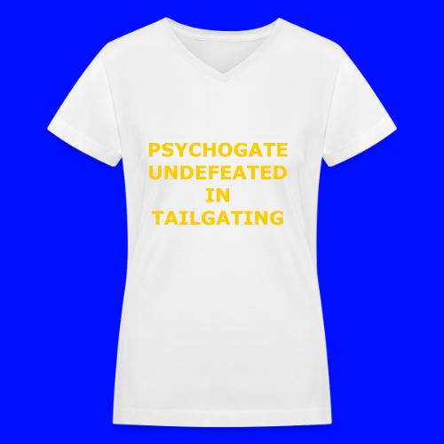 Undefeated In Tailgating - Women's V-Neck T-Shirt