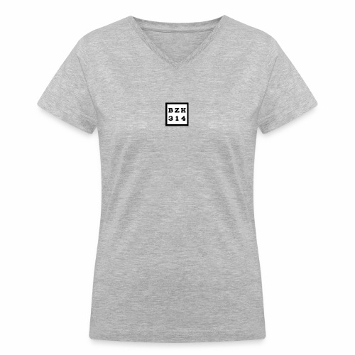 BZH314 Games Small Logo - Women's V-Neck T-Shirt