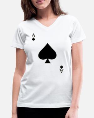 T-shirt Reine De Pique - Design Vintage Pour Fans De Poker Et Bridge