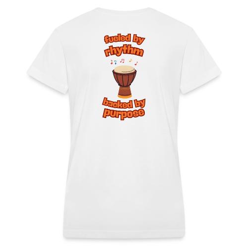 Fueled By Rhythm - Women's V-Neck T-Shirt