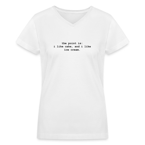 thepointis - Women's V-Neck T-Shirt
