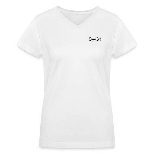 Quimbee Logo - Women's V-Neck T-Shirt