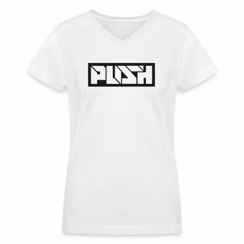 Push - Vintage Sport T-Shirt - Women's V-Neck T-Shirt