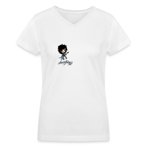 axelofabyss self portrait - Women's V-Neck T-Shirt
